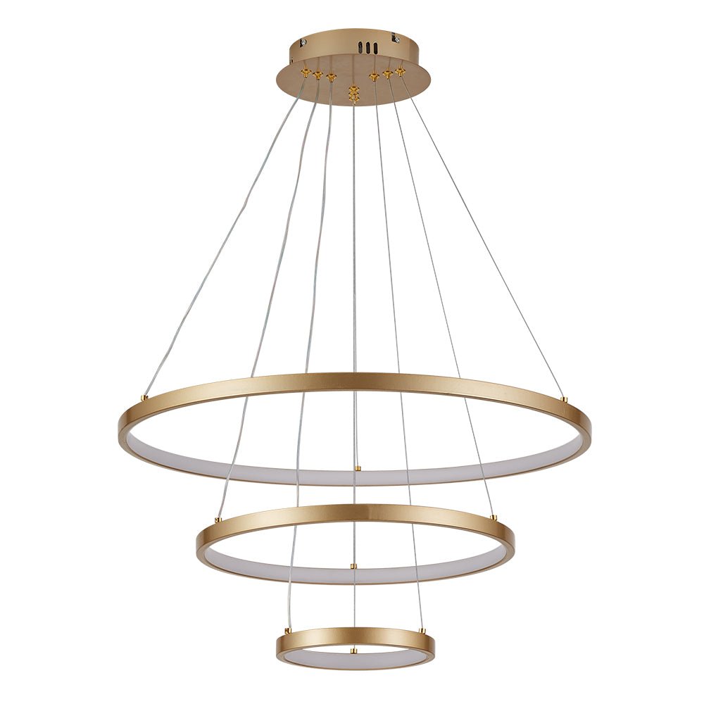 Contemporary Adjustable 3-Tier LED Circle Light