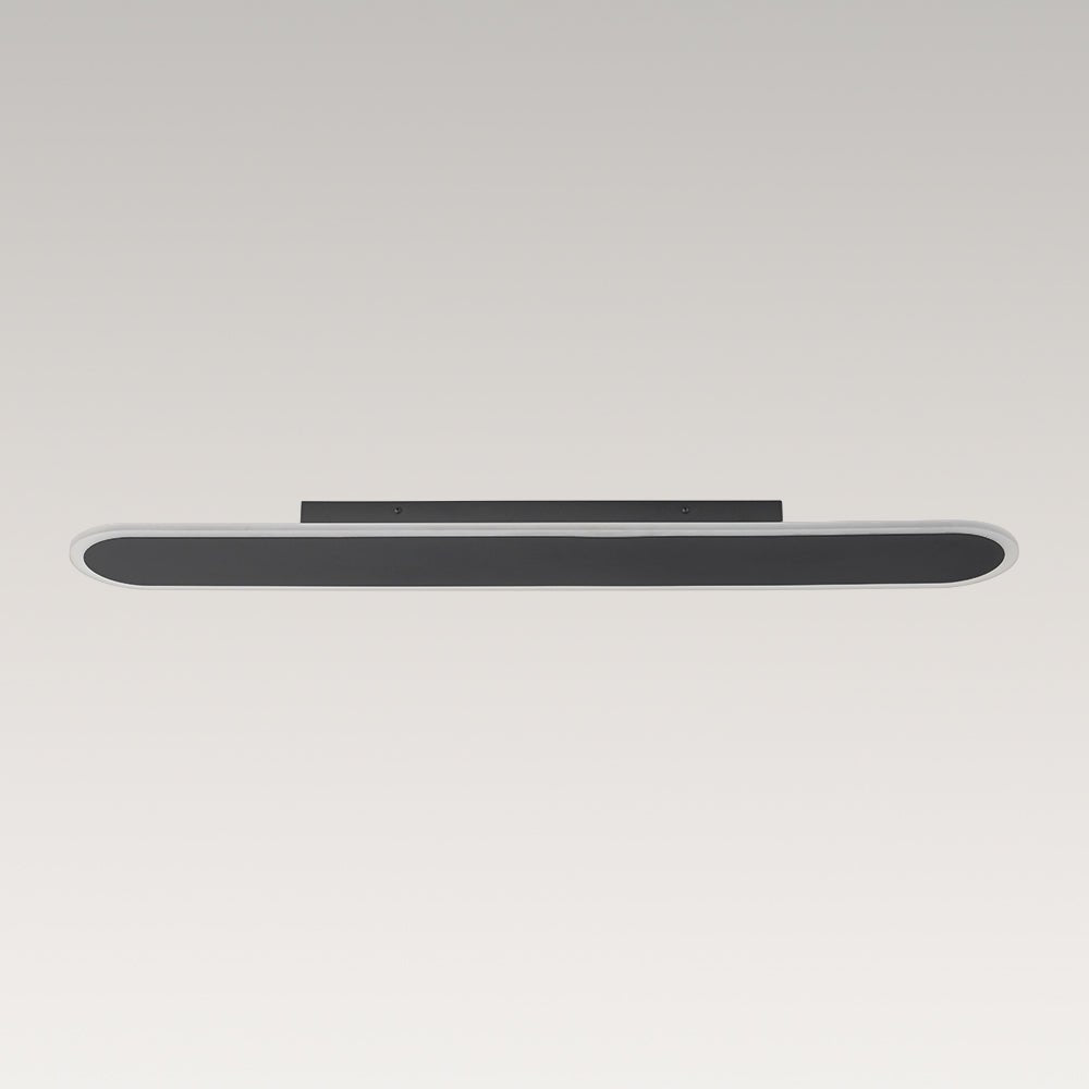 Contemporary Long Oval Warm Dimmable LED Ceiling Light