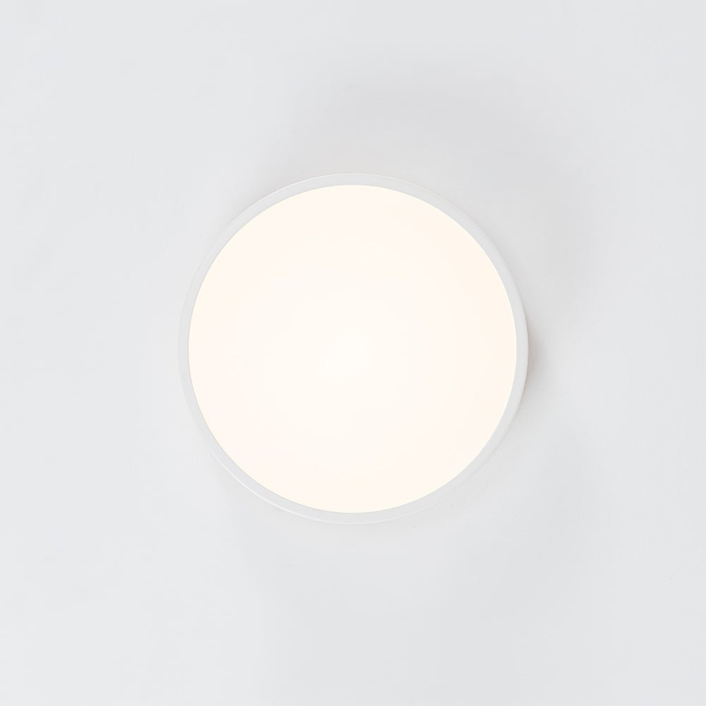 Contemporary Wood Round Dimmable LED Ceiling Light