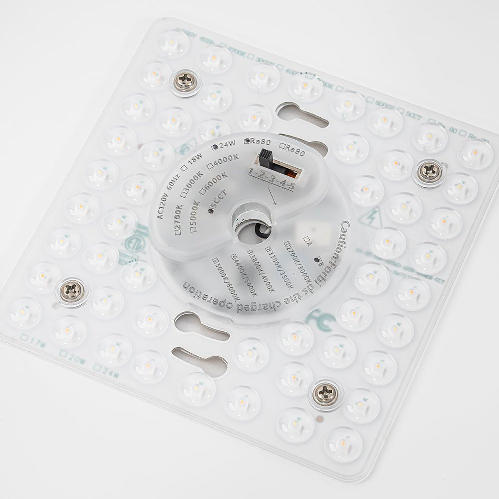Contemporary Wood Round Dimmable LED Ceiling Light