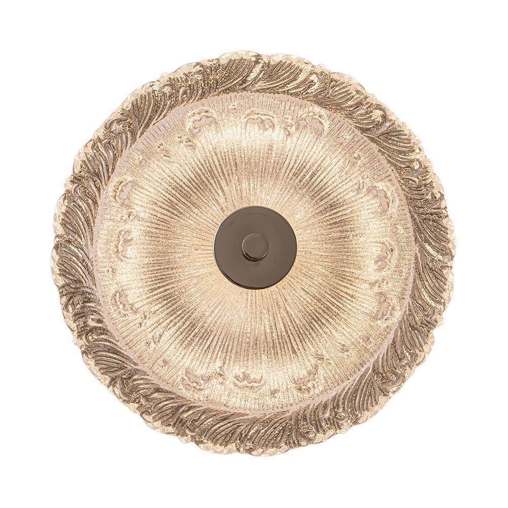 Decorative Clear Glazed Glass Round LED Ceiling Light