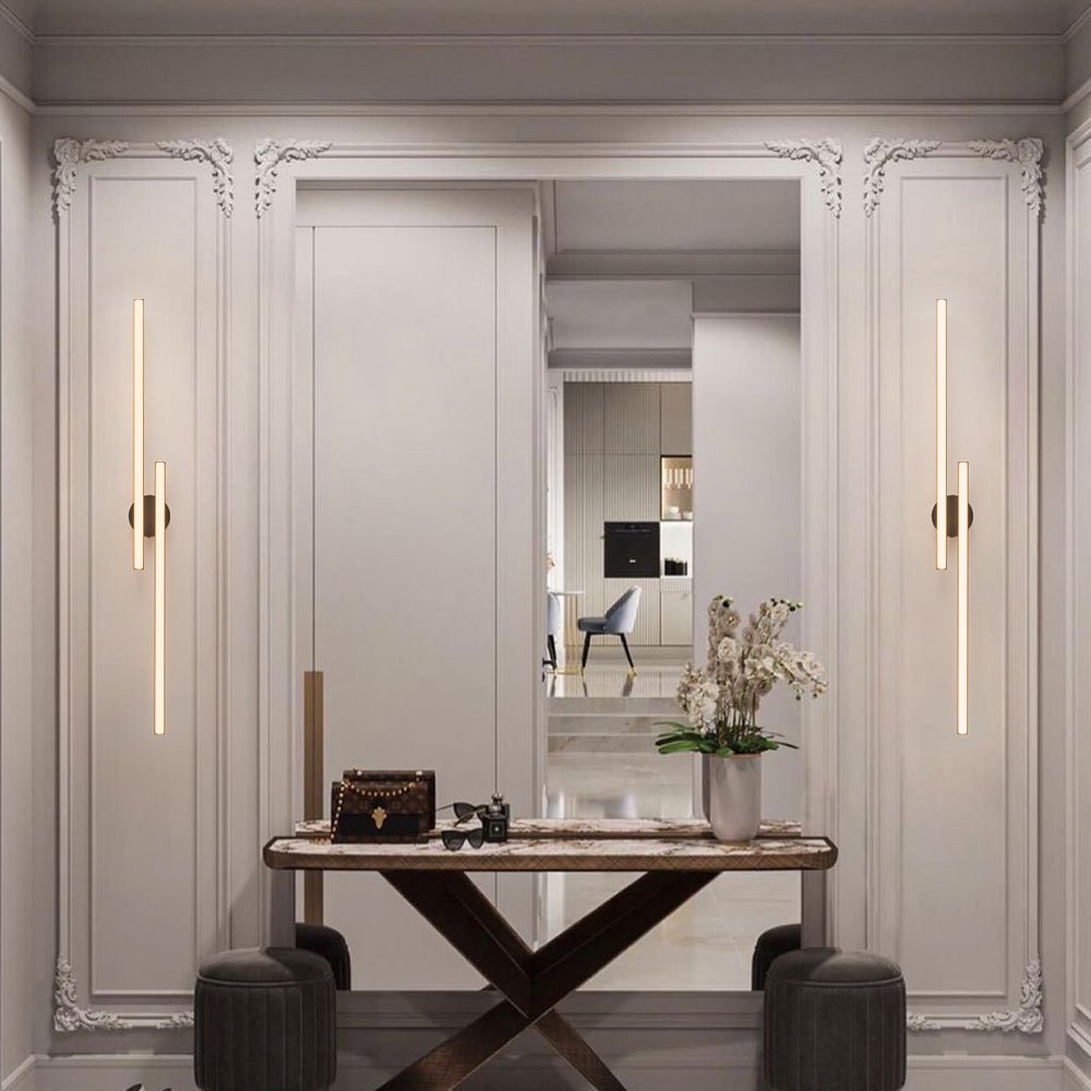 Dimmable 2-Light Long Strip Linear LED Flush Mount