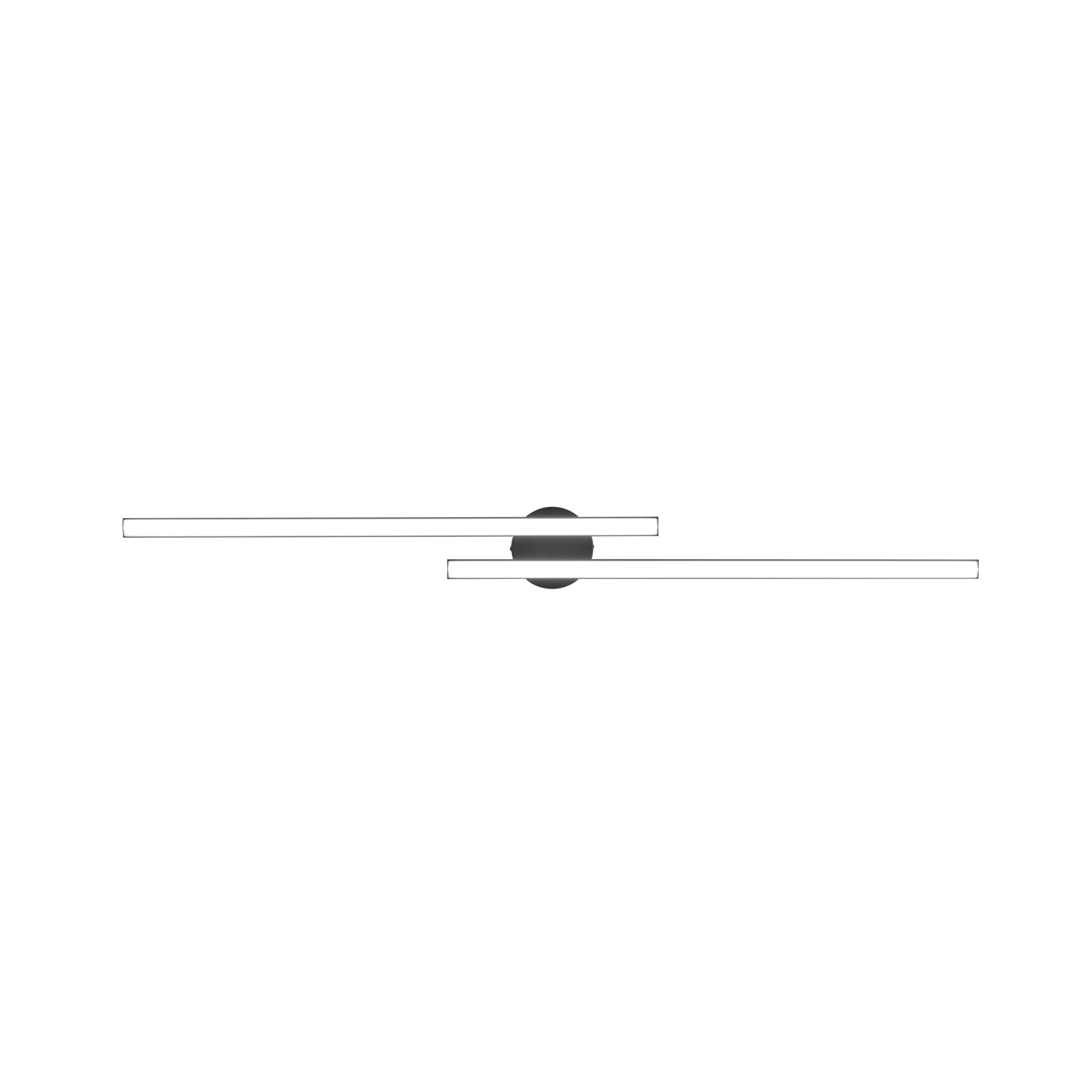 Dimmable 2-Light Long Strip Linear LED Flush Mount