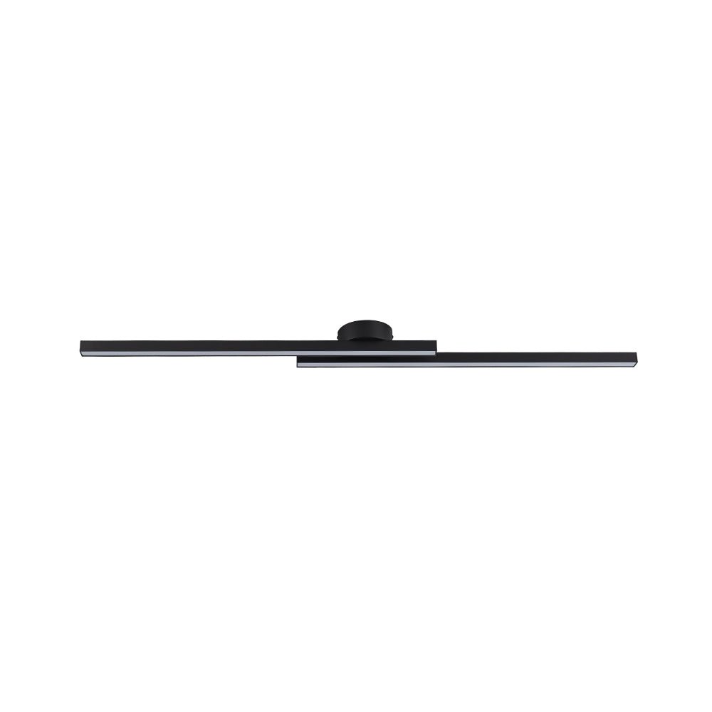 Dimmable 2-Light Long Strip Linear LED Flush Mount