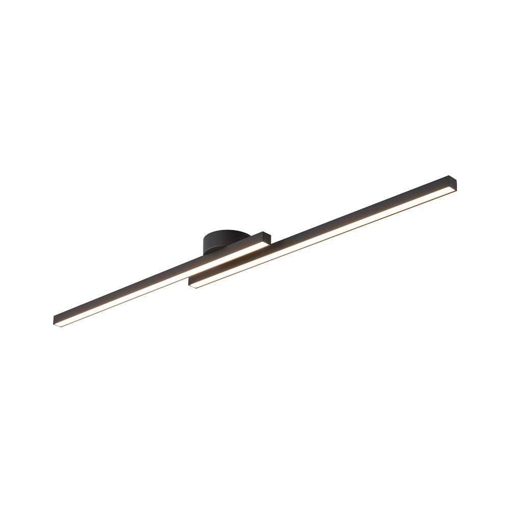 Dimmable 2-Light Long Strip Linear LED Flush Mount