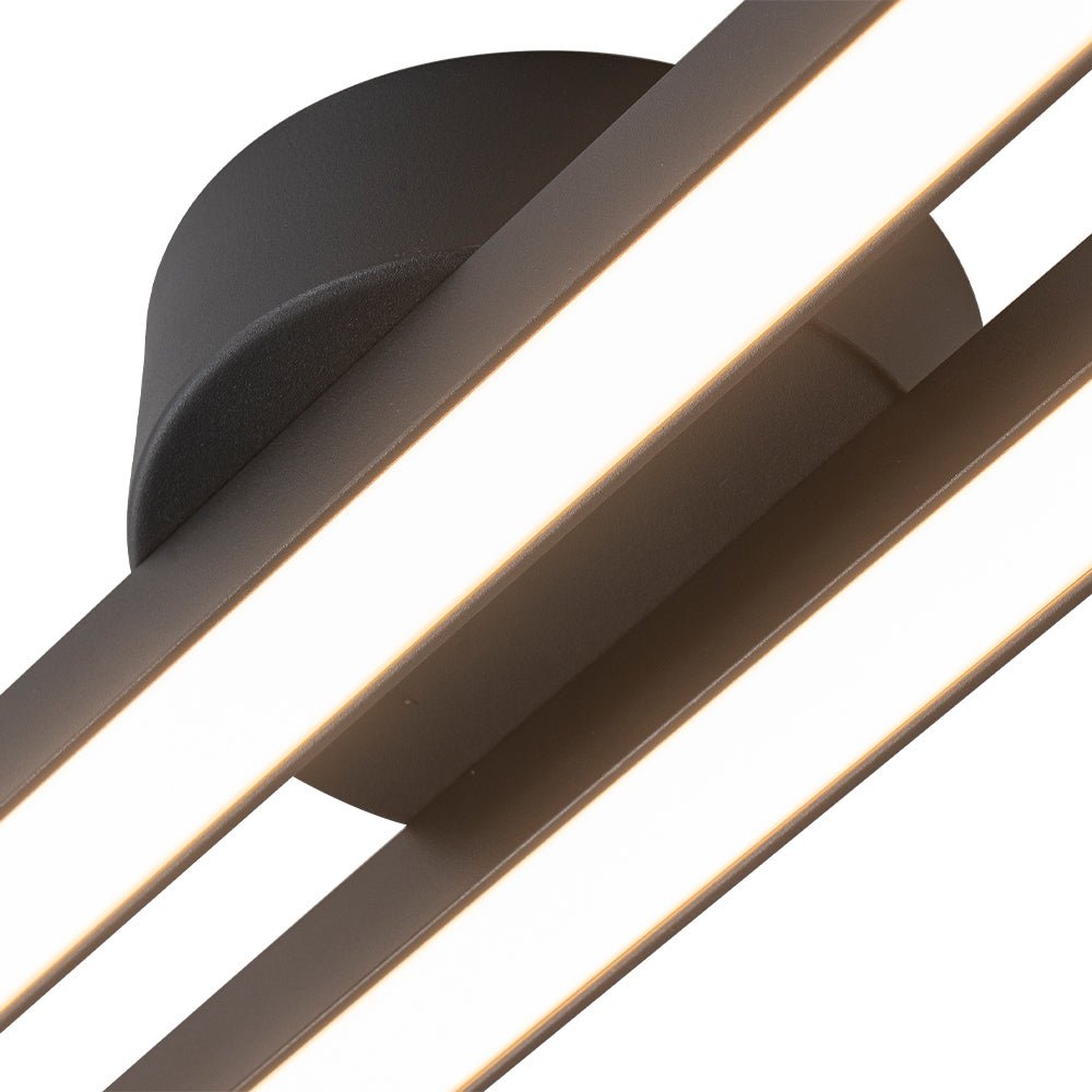 Dimmable 2-Light Long Strip Linear LED Flush Mount