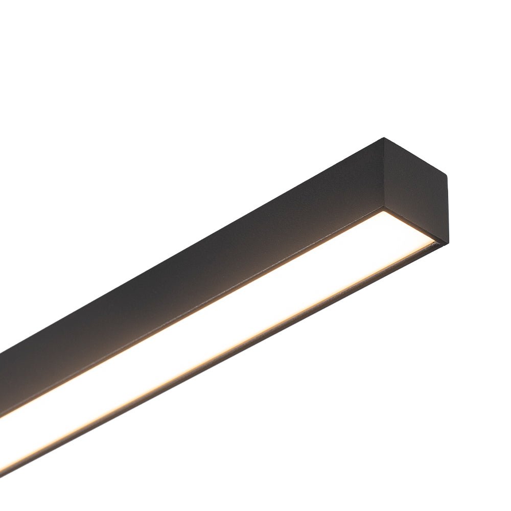 Dimmable 2-Light Long Strip Linear LED Flush Mount