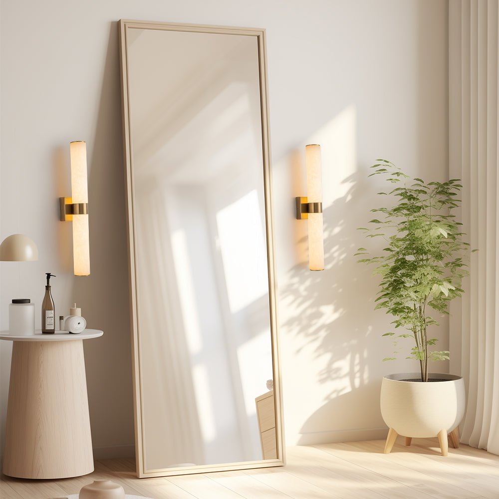 (OpenBox) Dimmable LED Marble Tube Linear Bathroom Wall Sconce