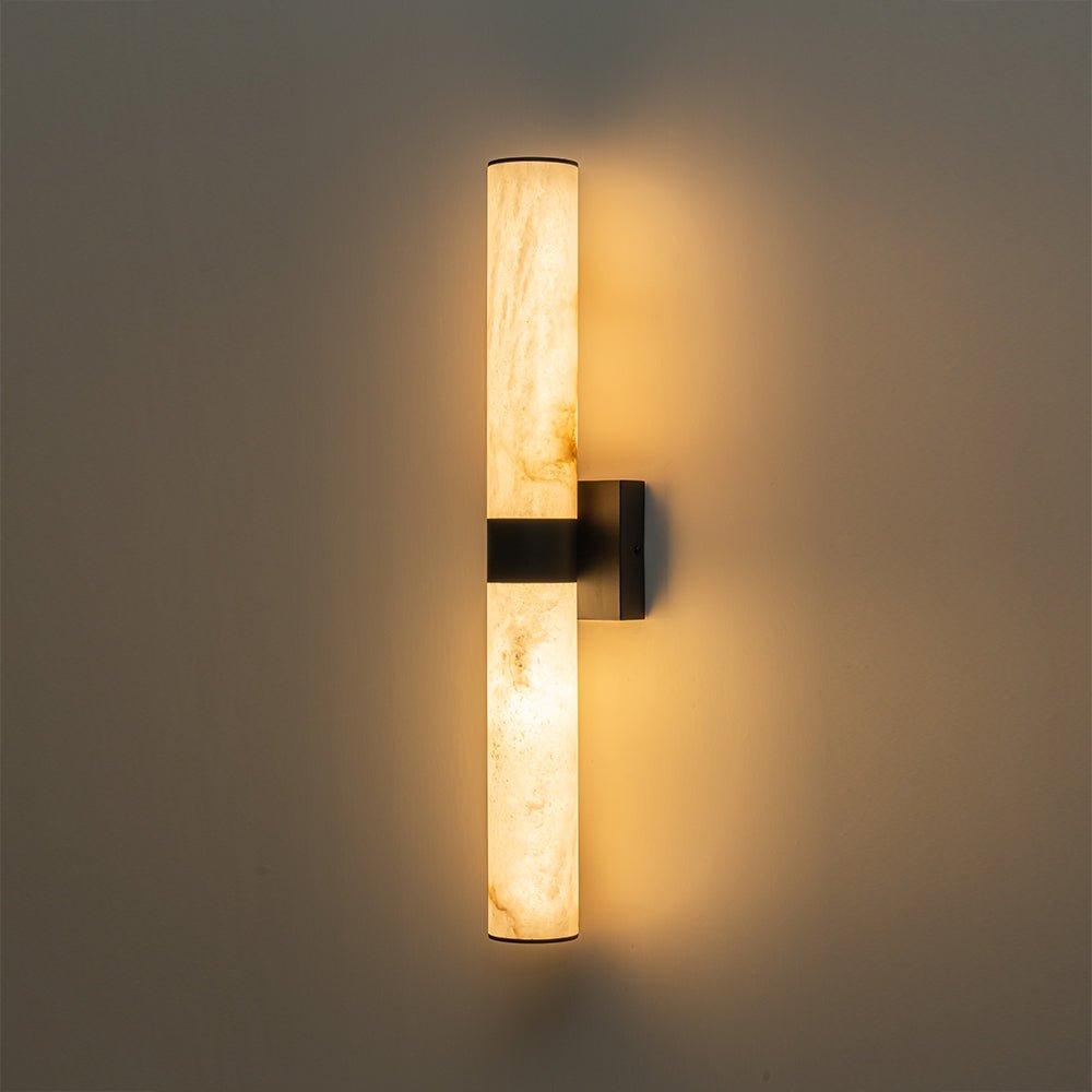 (OpenBox) Dimmable LED Marble Tube Linear Bathroom Wall Sconce