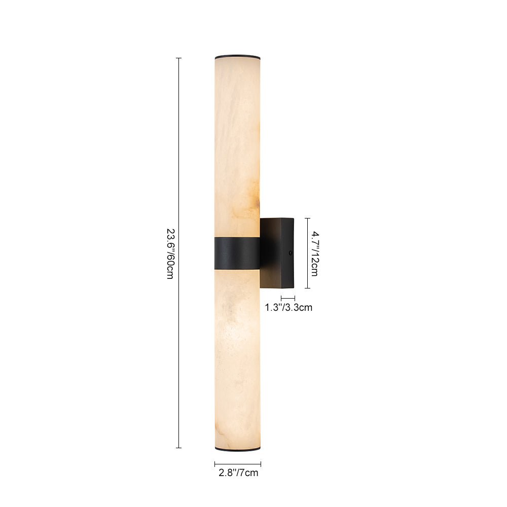 (OpenBox) Dimmable LED Marble Tube Linear Bathroom Wall Sconce