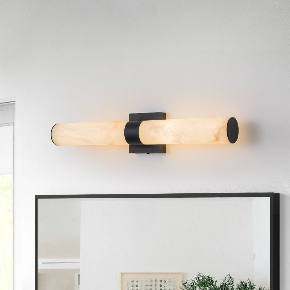 (OpenBox) Dimmable LED Marble Tube Linear Bathroom Wall Sconce