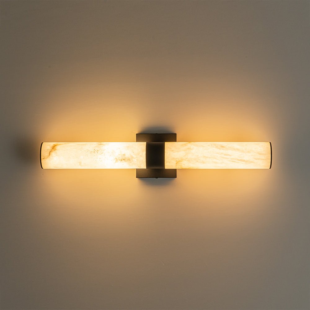 (OpenBox) Dimmable LED Marble Tube Linear Bathroom Wall Sconce