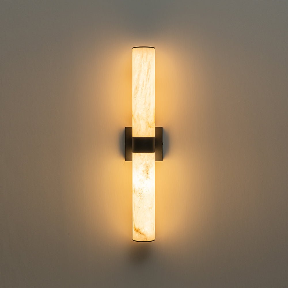 (OpenBox) Dimmable LED Marble Tube Linear Bathroom Wall Sconce