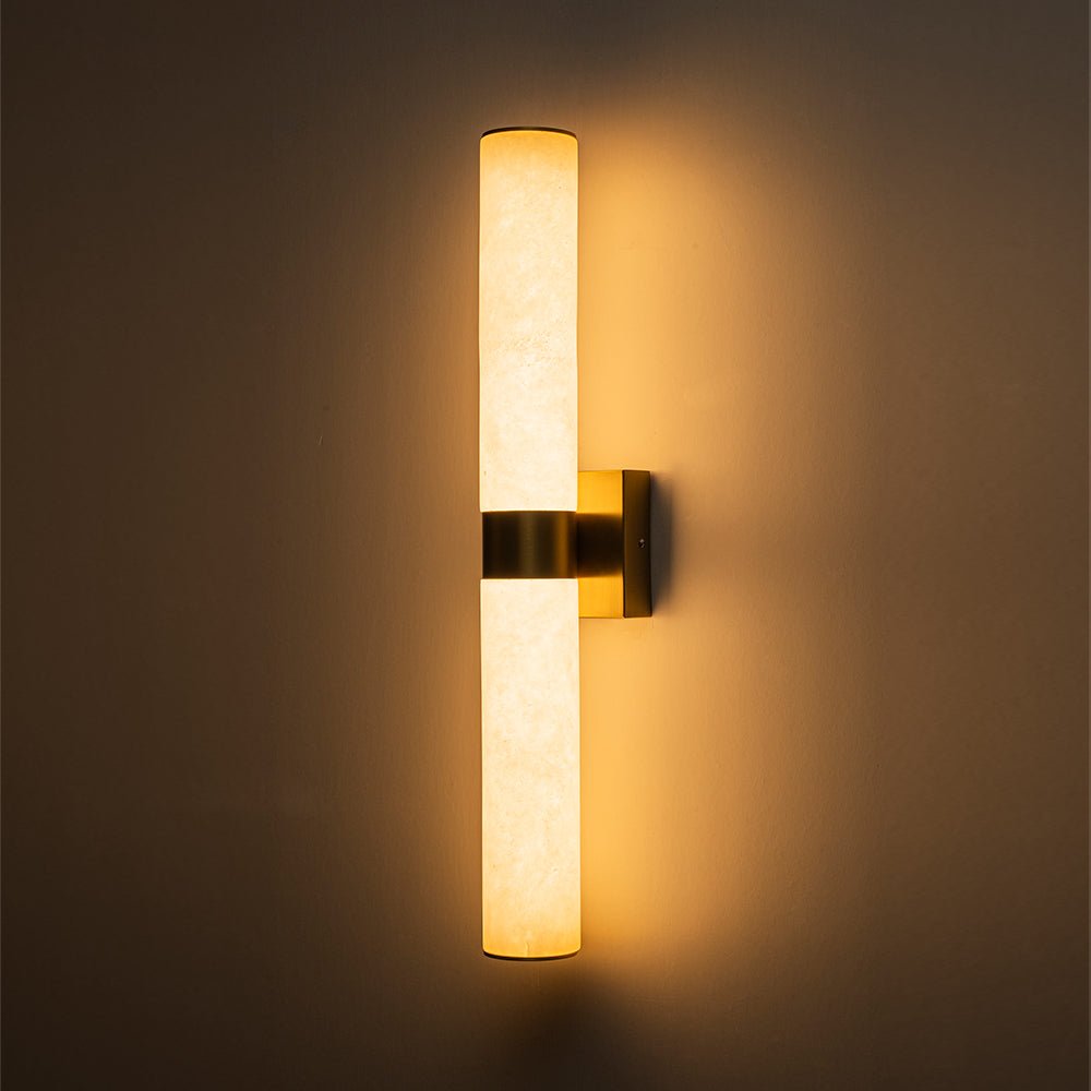 (OpenBox) Dimmable LED Marble Tube Linear Bathroom Wall Sconce