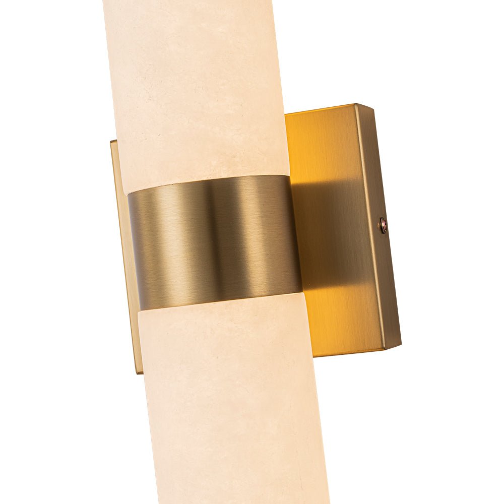 (OpenBox) Dimmable LED Marble Tube Linear Bathroom Wall Sconce
