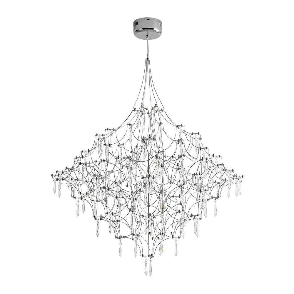 Galaxy Glam Luxury LED Starlight Crystal Chandelier