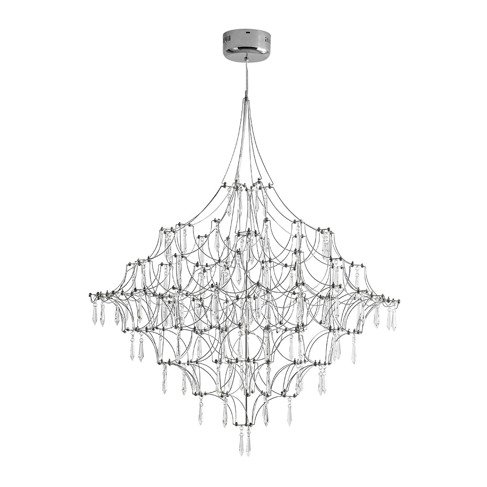 Galaxy Glam Luxury LED Starlight Crystal Chandelier