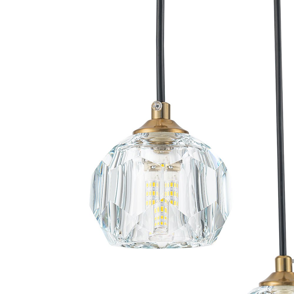 Glam 12-Light Cluster Cutting Crystal Pendant Chandelier
