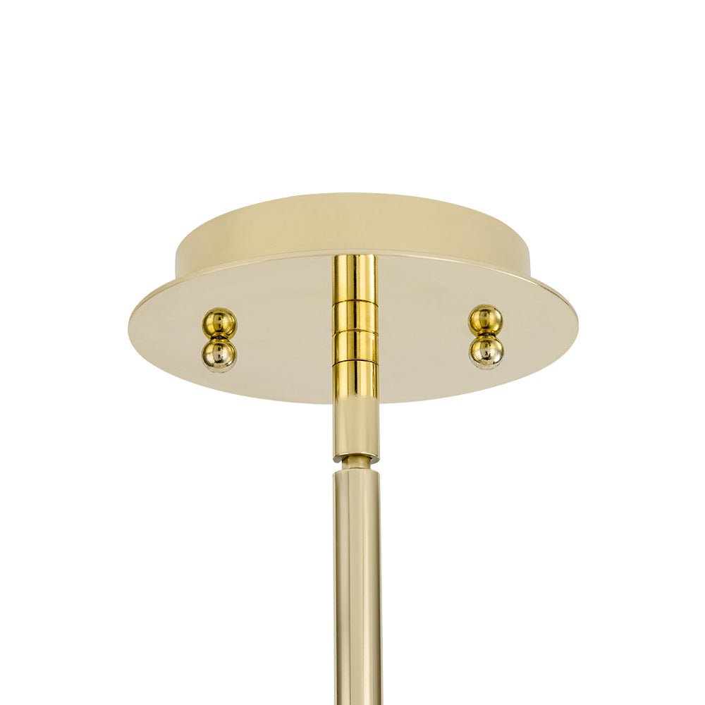 Glam Jewel Polished Gold Crystal Globe Chandelier