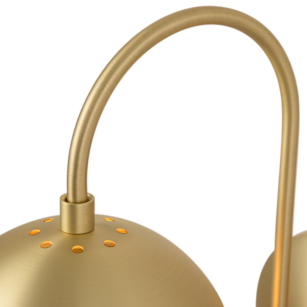 Goose Arm Globe Wall Sconce