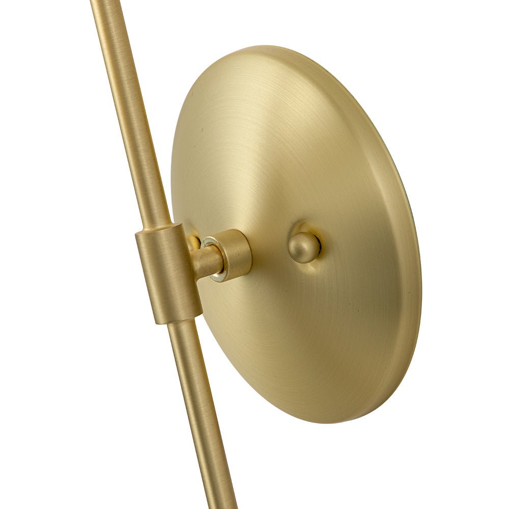 Goose Arm Globe Wall Sconce