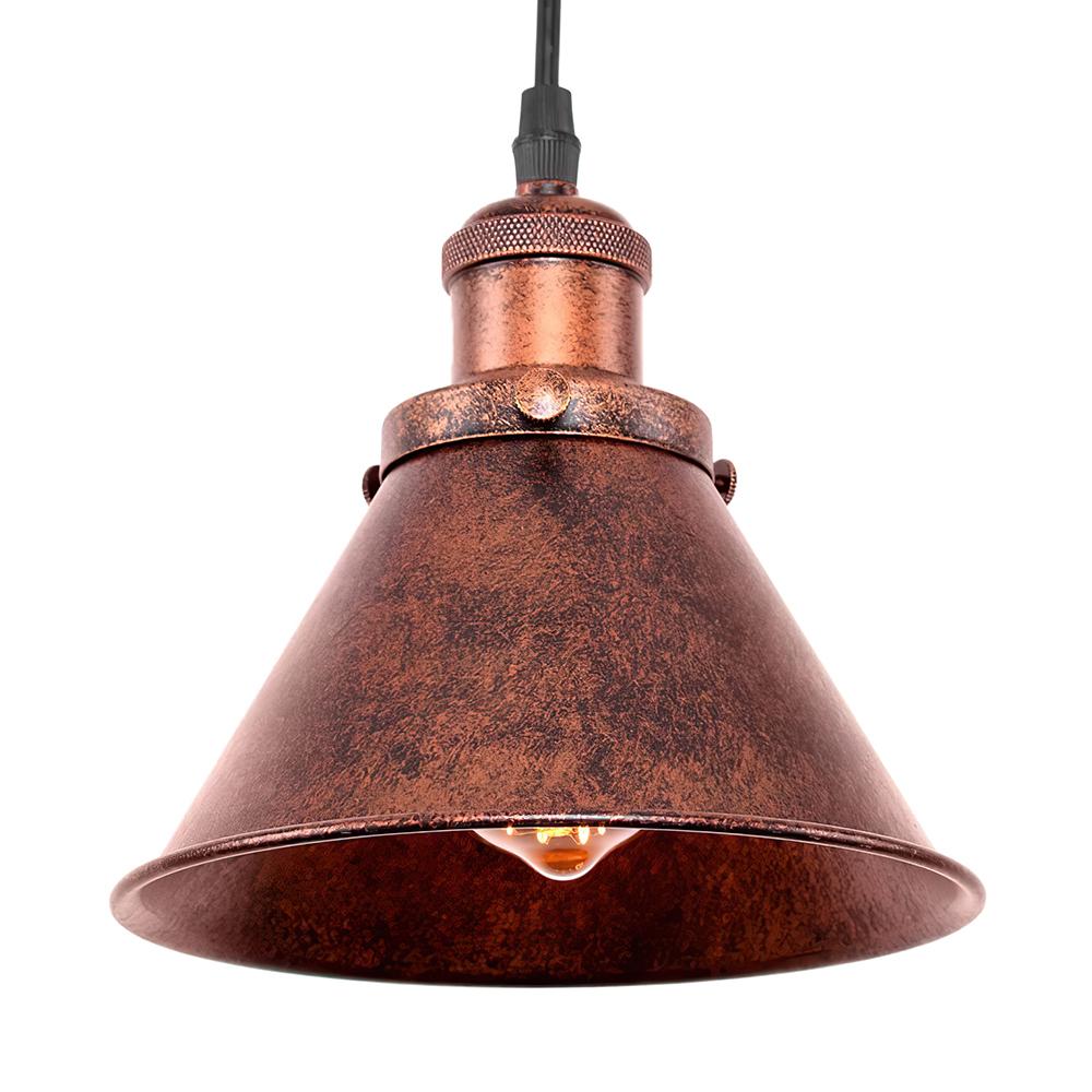 Industrial 1-Light Cone Pendant Light