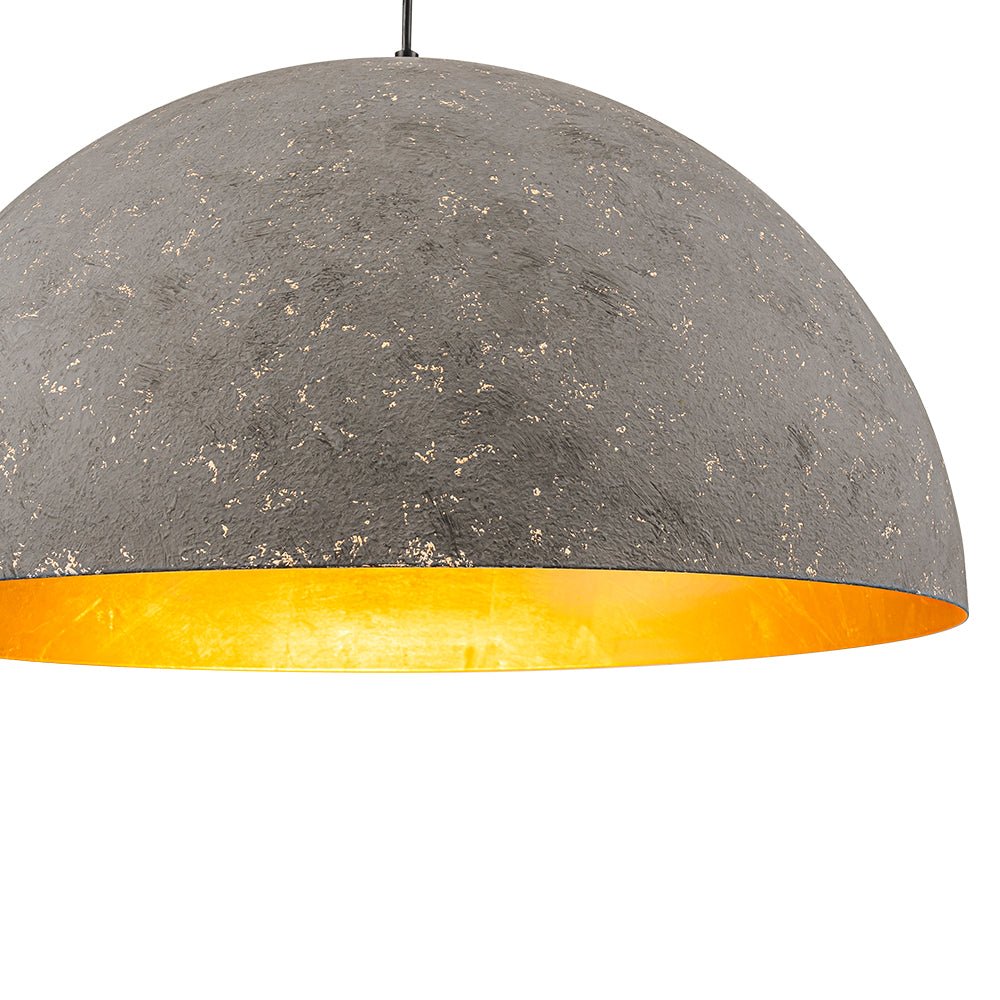 Industrial Oversized Large Metal Dome Pendant Light