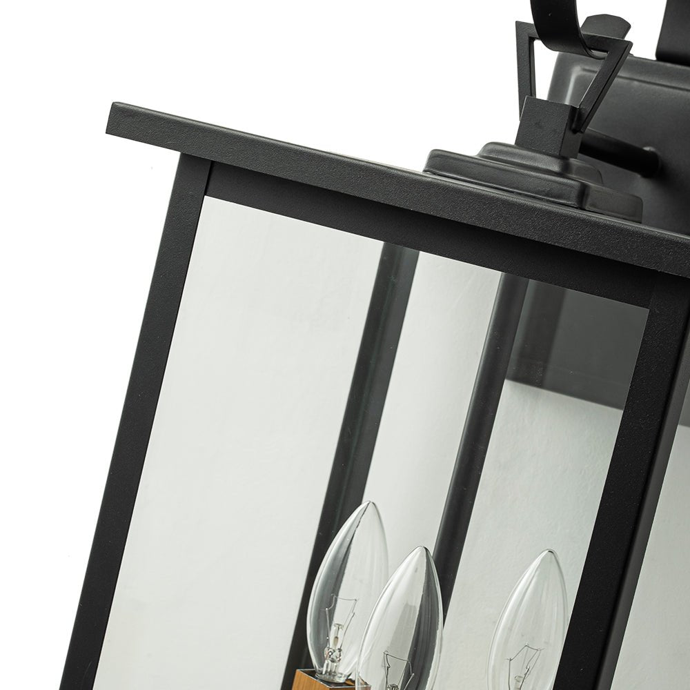 IP23 Farmhouse Square Lantern Outdoor Wall Sconce