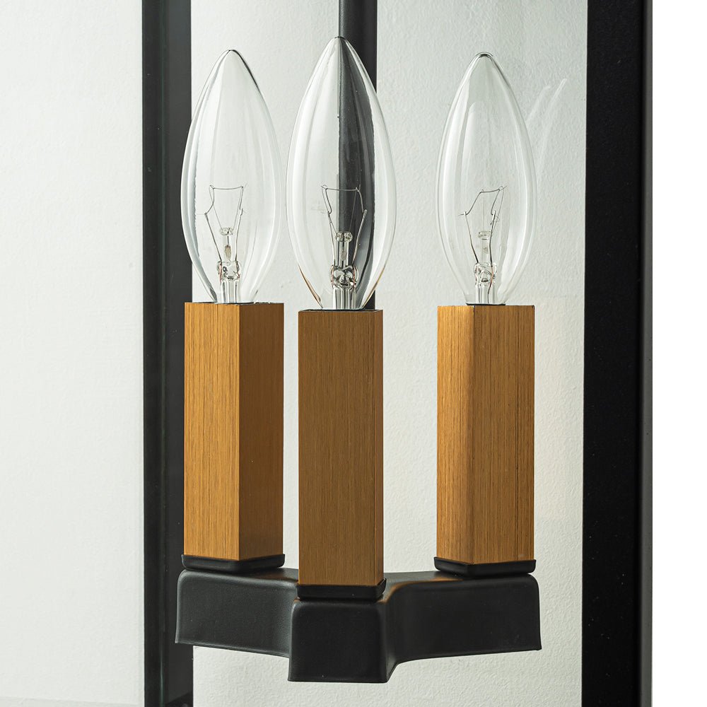 IP23 Farmhouse Square Lantern Outdoor Wall Sconce