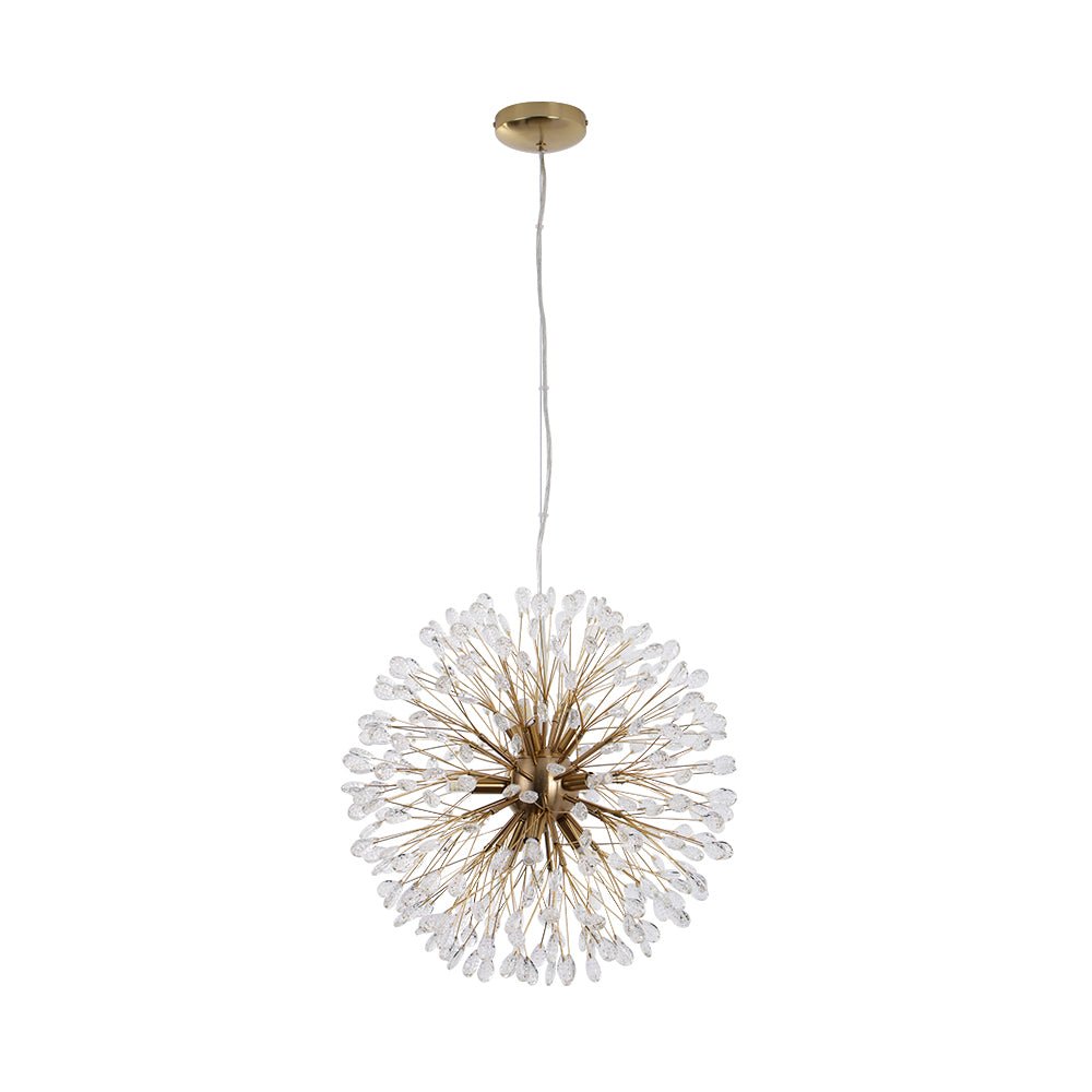 Luxury Bloom Dandelion Crystal Firework Chandelier