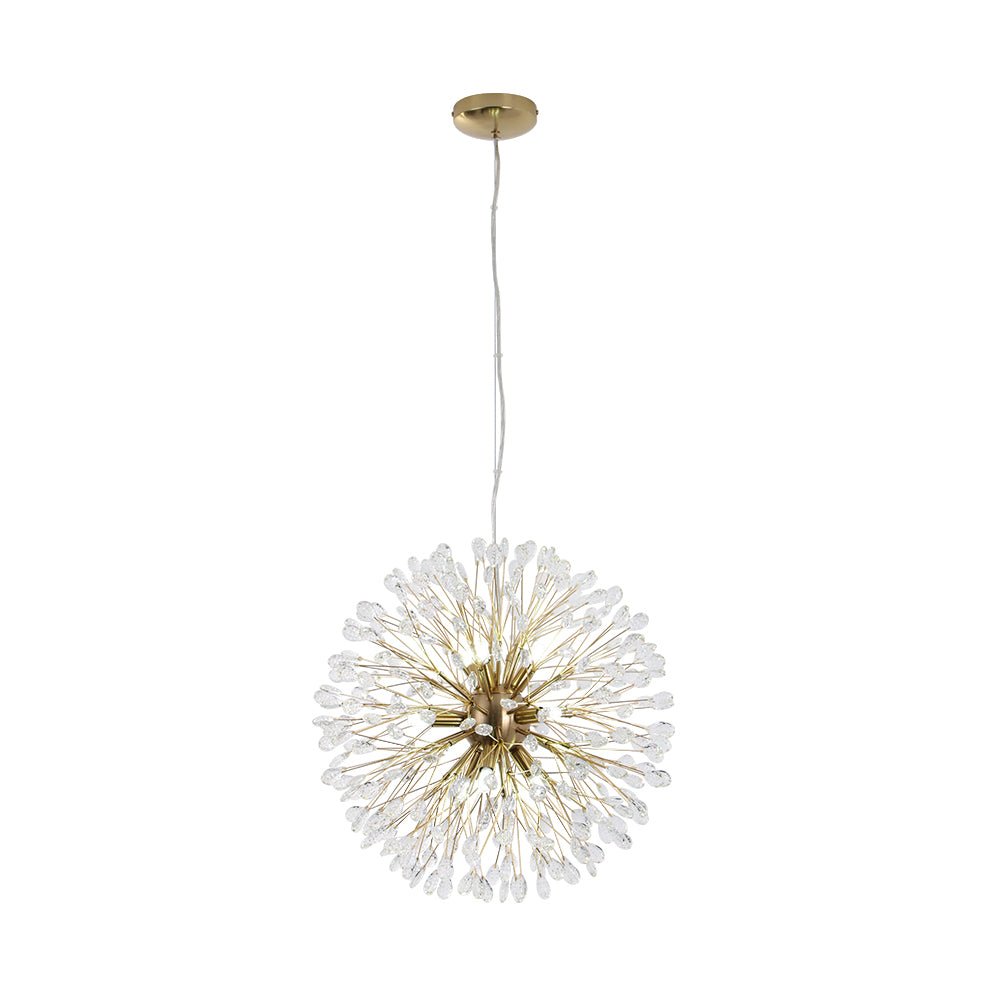 Luxury Bloom Dandelion Crystal Firework Chandelier