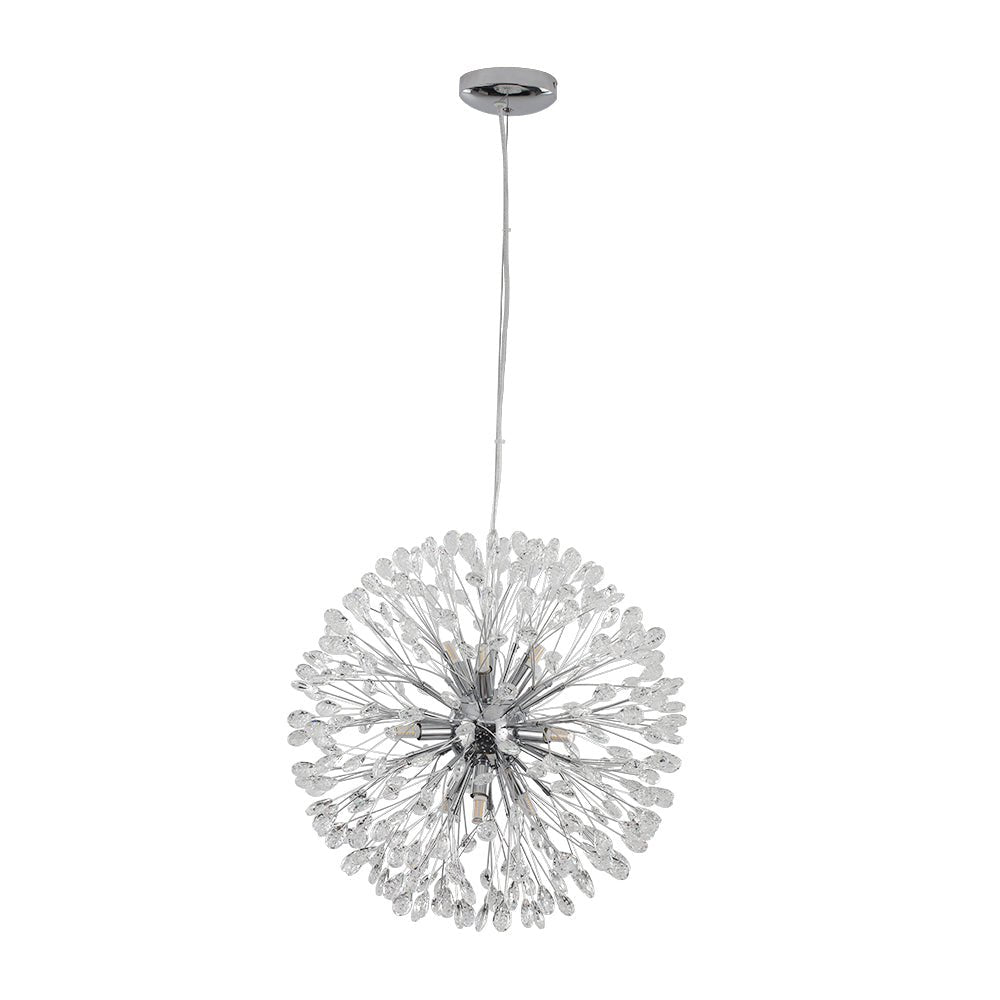 Luxury Bloom Dandelion Crystal Firework Chandelier