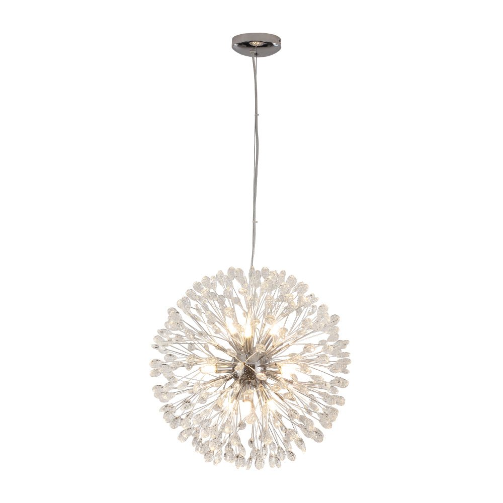Luxury Bloom Dandelion Crystal Firework Chandelier