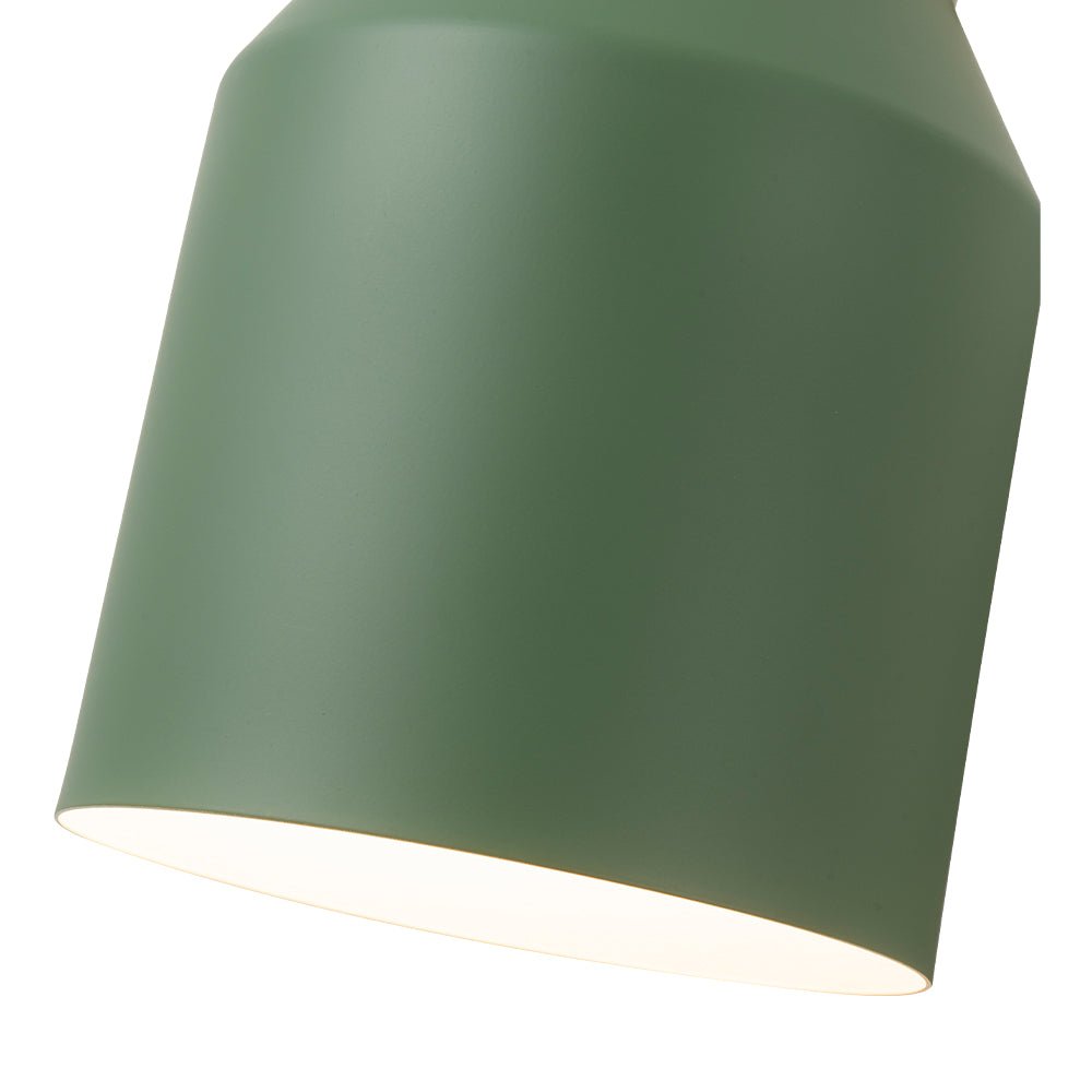 Mid-Century 1-Light Hanging Jar Shade Wall Sconce