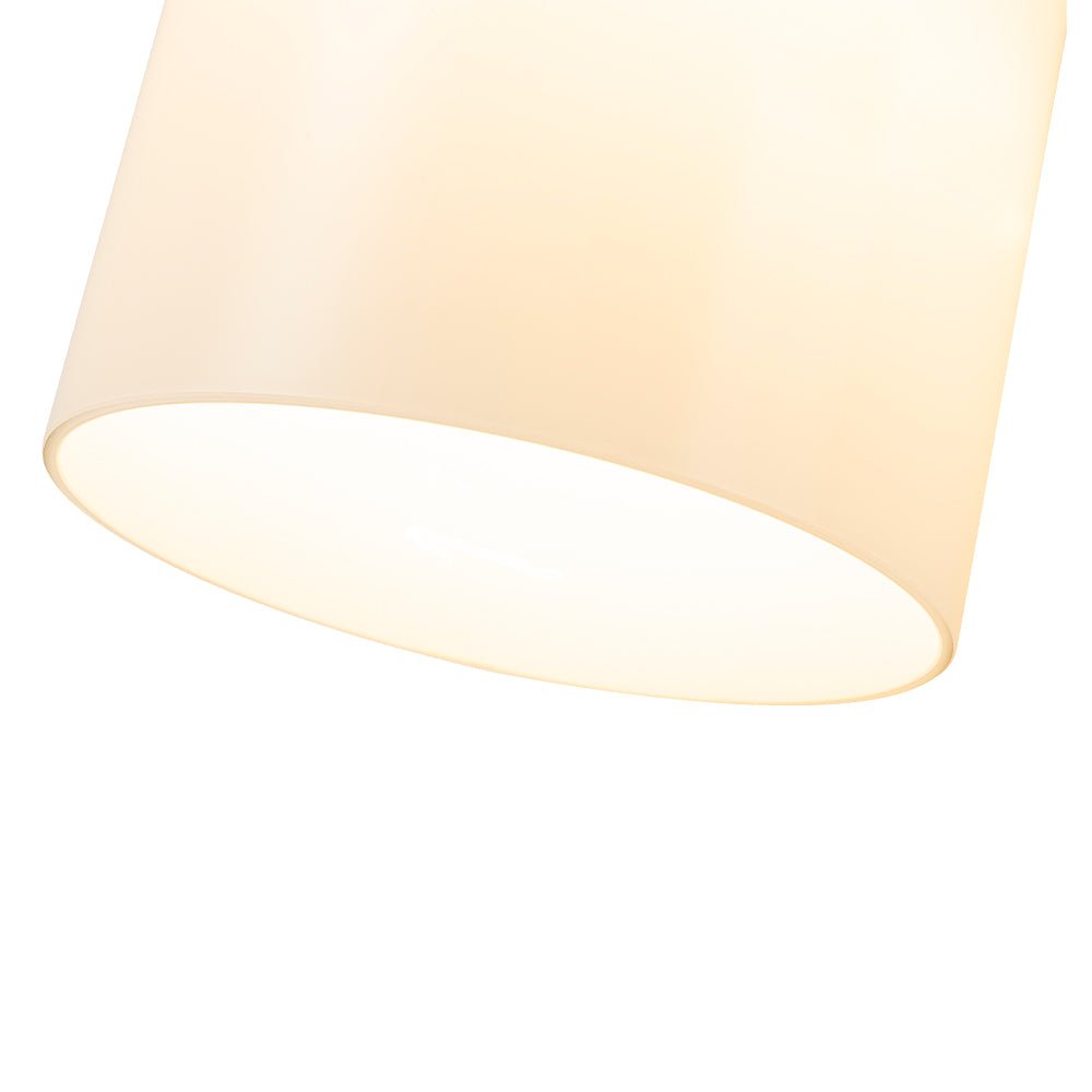 Mid-Century 1-Light Hanging Jar Shade Wall Sconce