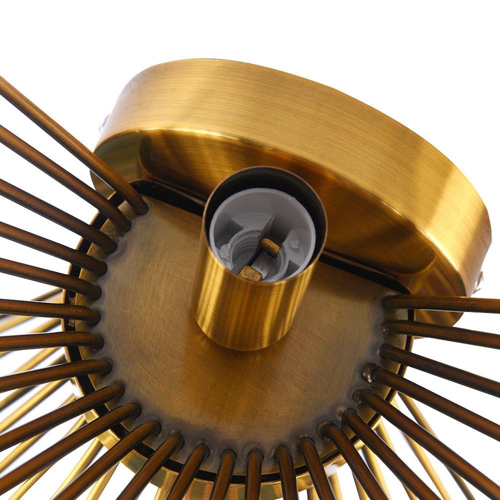 Mid Century 2-Light Sunburst Wall Sconce