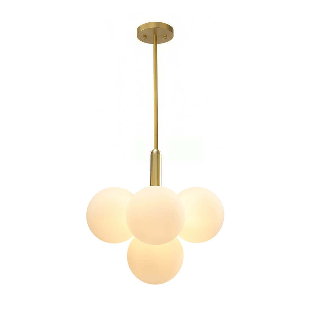 Milky Glass Cluster Bubble Chandelier