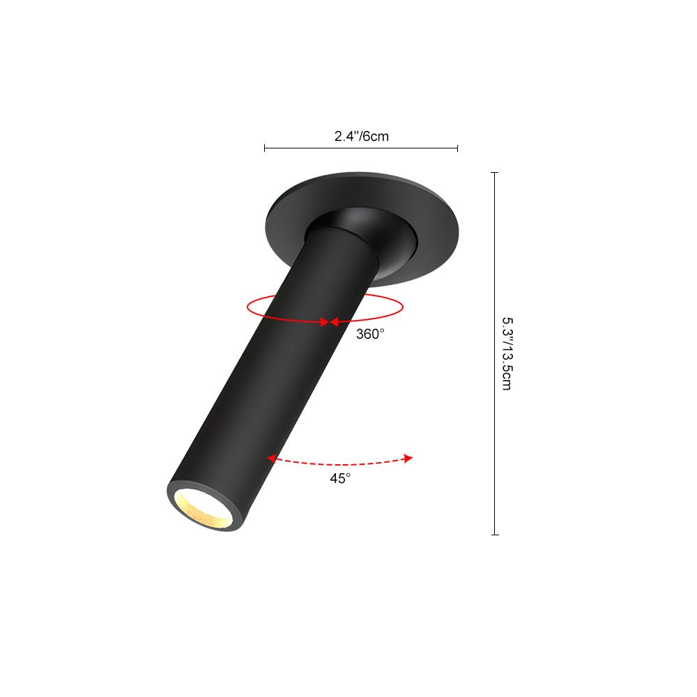 Minimalist Cylinder LED Track Light