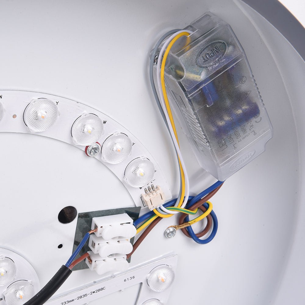 Minimalist LED Flush Mount Drum Light