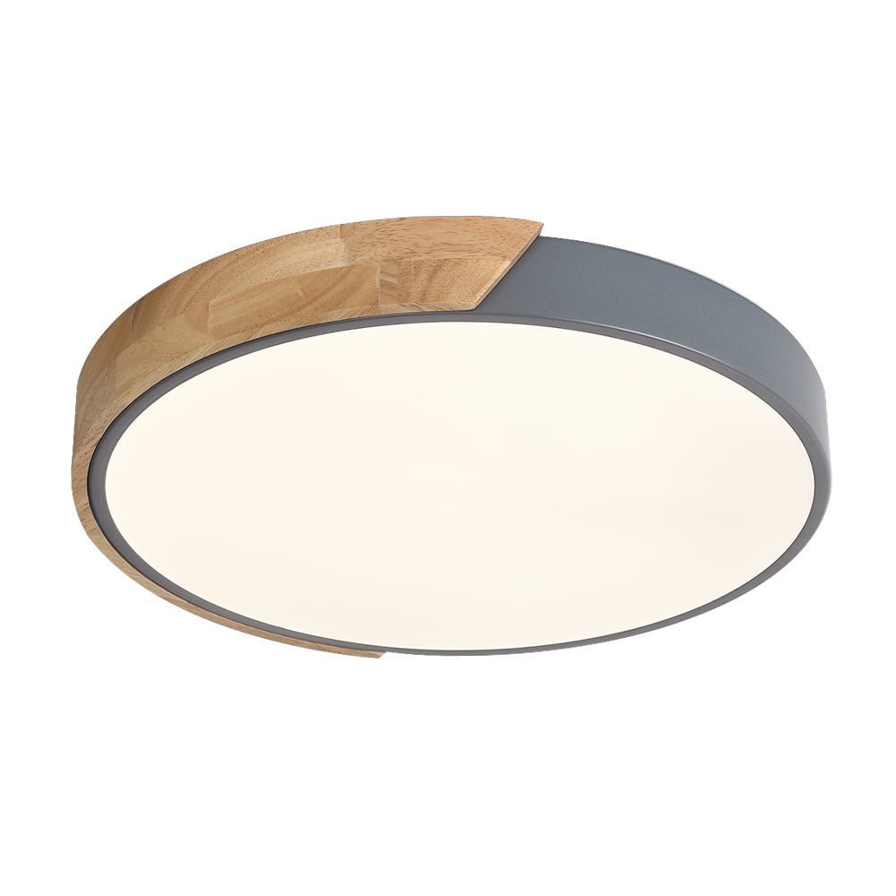 Minimalist LED Flush Mount Drum Light