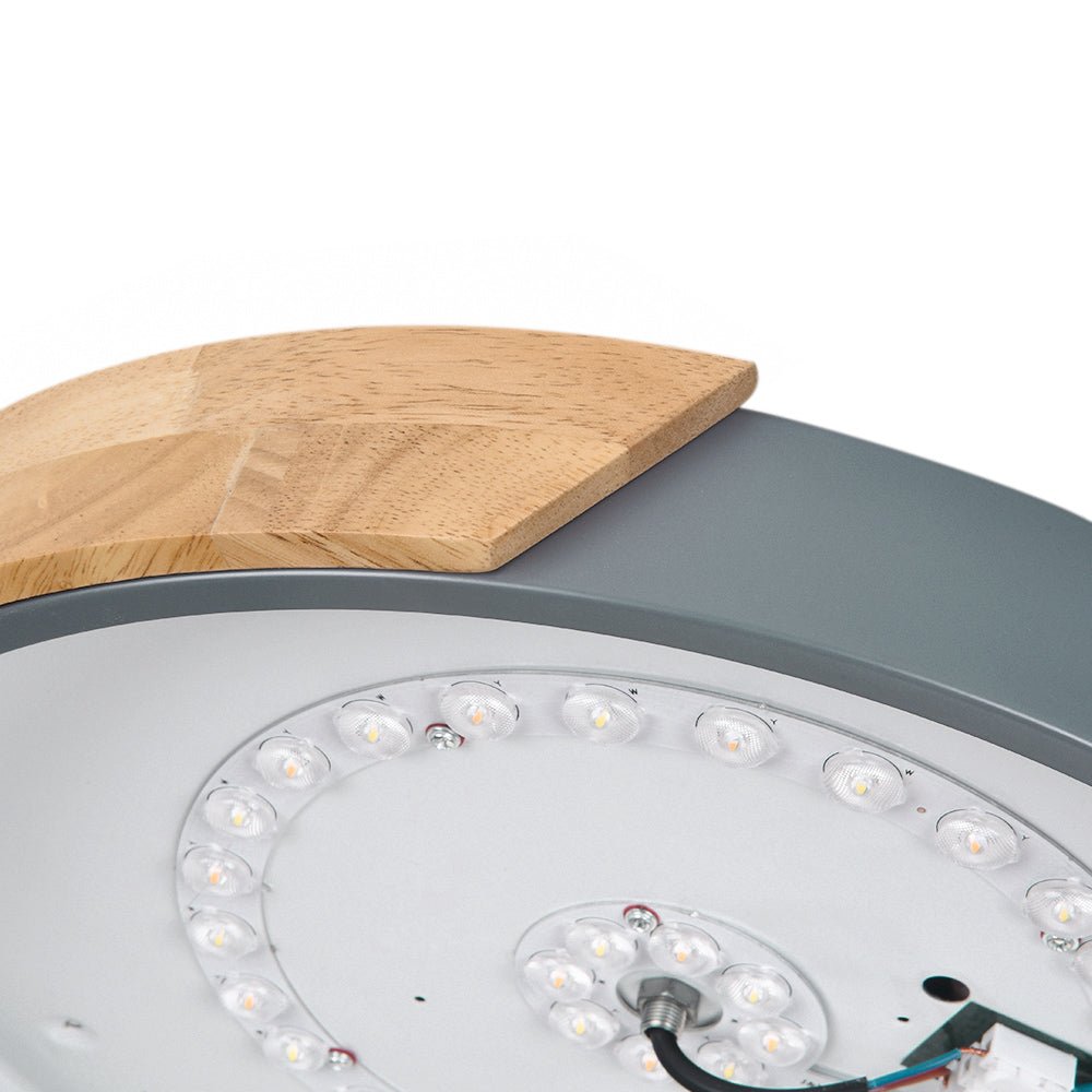 Minimalist LED Flush Mount Drum Light