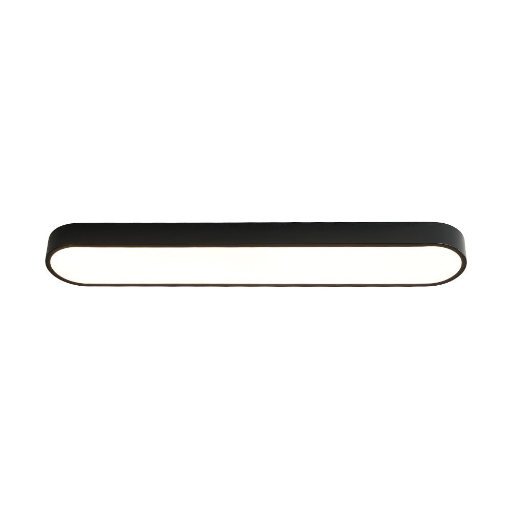 Minimalist Long Oval Dimmable LED Flush Mount Ceiling Light