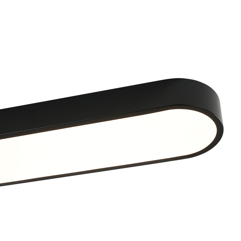 Minimalist Long Oval Dimmable LED Flush Mount Ceiling Light