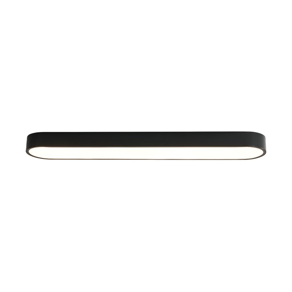 Minimalist Long Oval Dimmable LED Flush Mount Ceiling Light