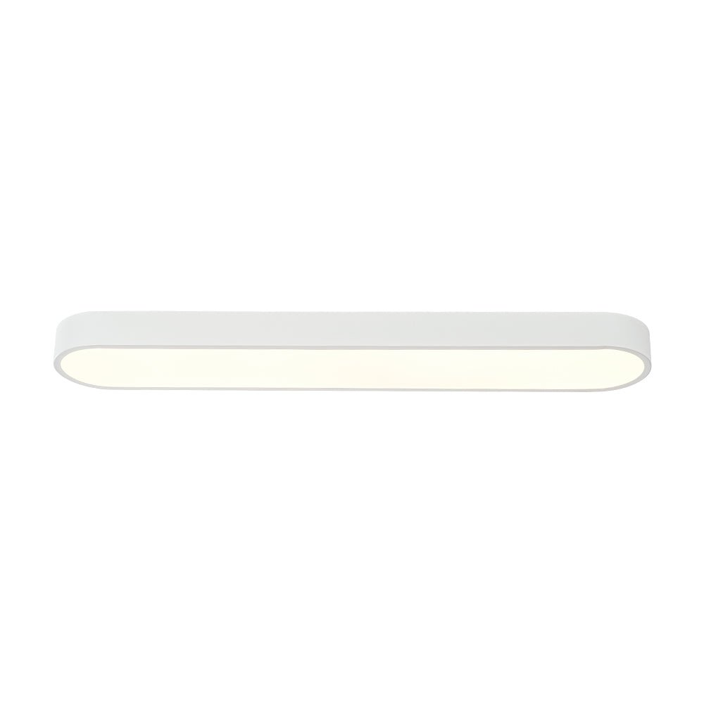 Minimalist Long Oval Dimmable LED Flush Mount Ceiling Light