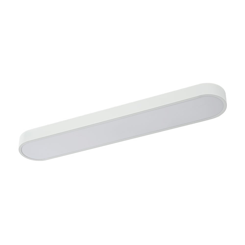 Minimalist Long Oval Dimmable LED Flush Mount Ceiling Light