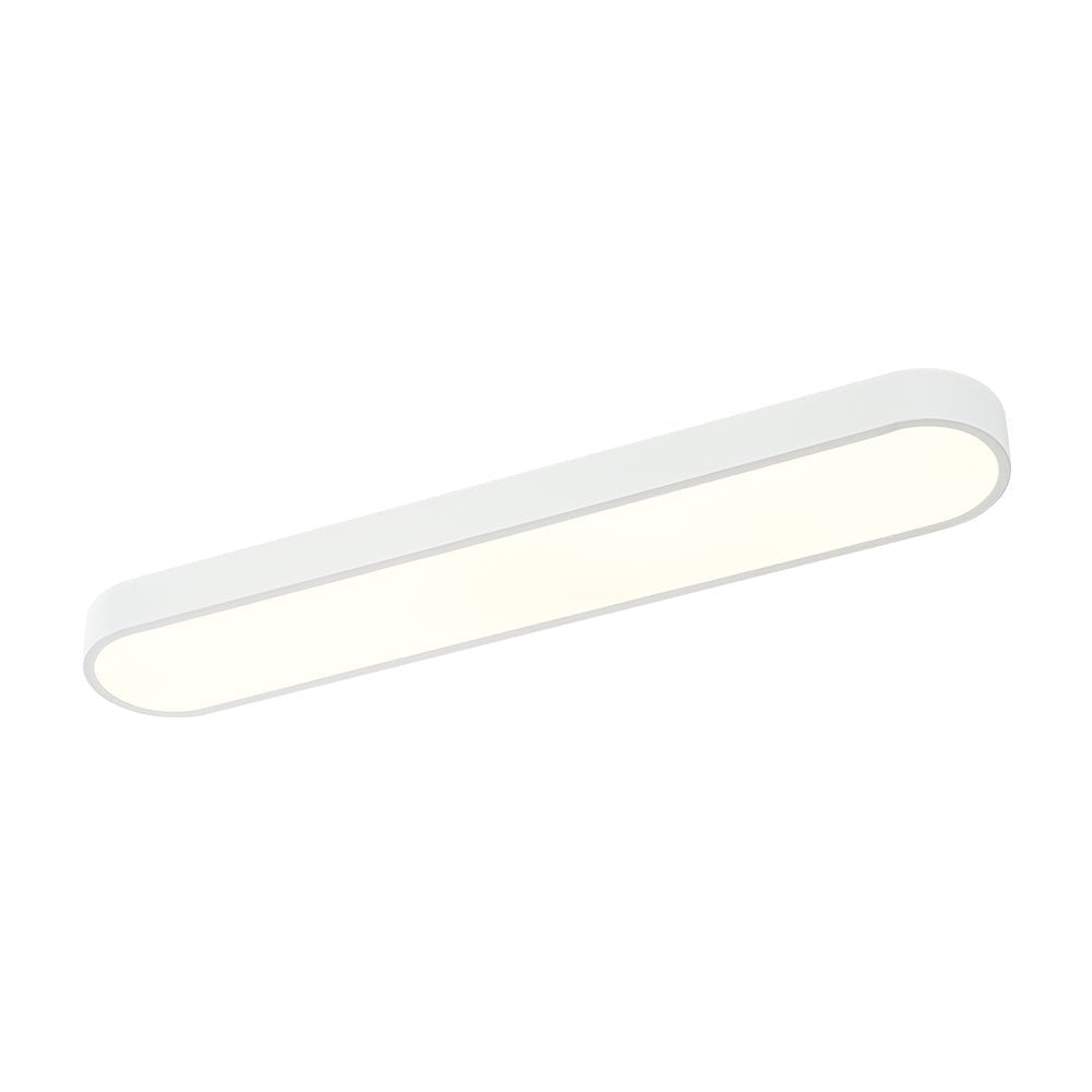 Minimalist Long Oval Dimmable LED Flush Mount Ceiling Light
