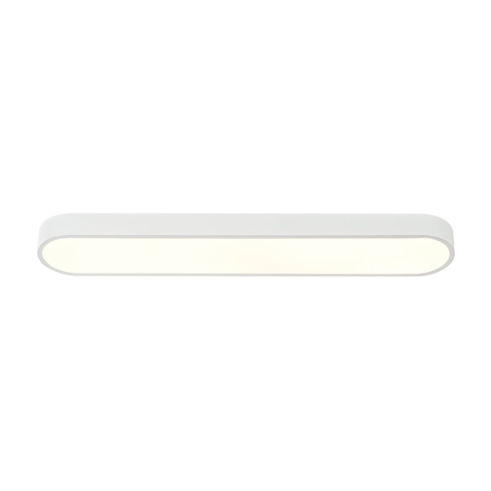 Minimalist Long Oval Dimmable LED Flush Mount Ceiling Light