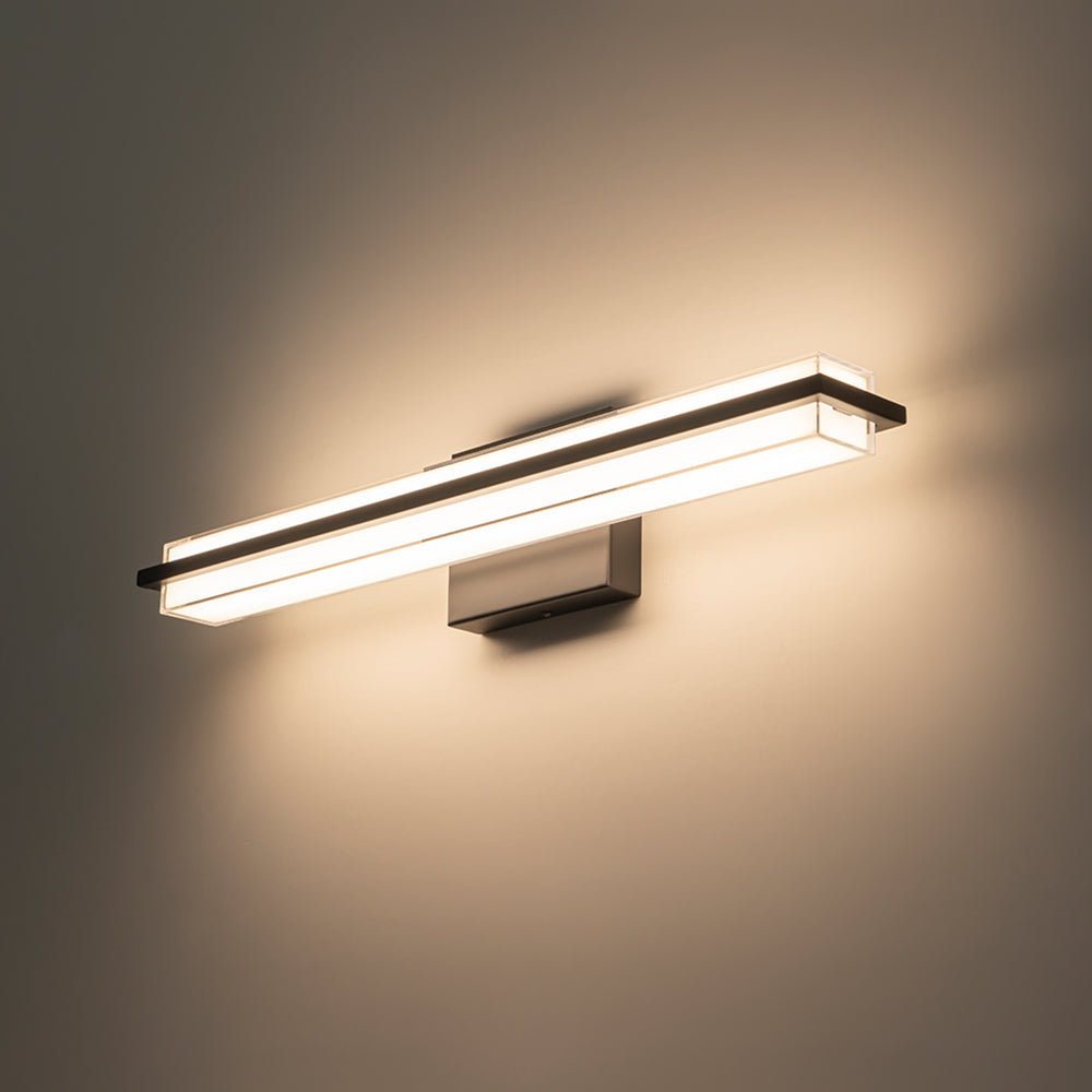 Minimalist Rectangle Dimmable LED Vanity Wall Light