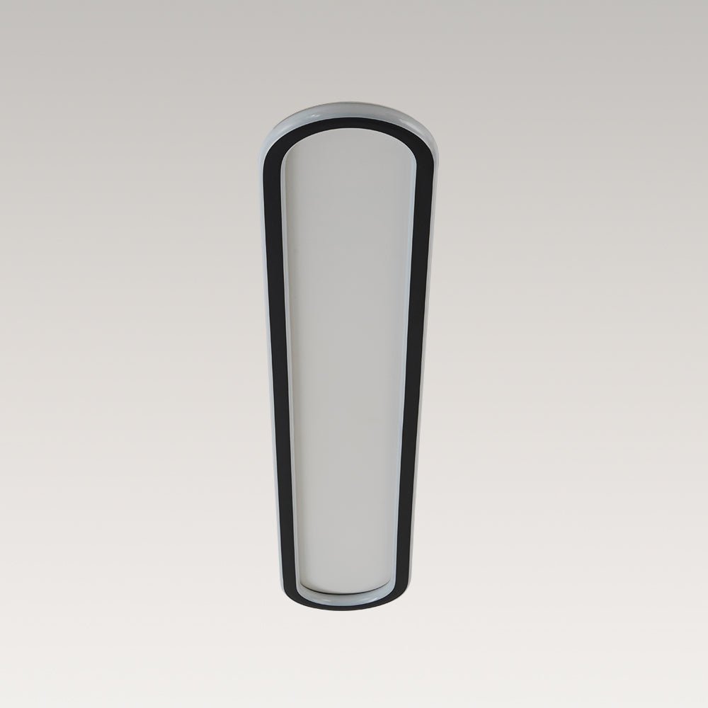 Minimalist Streamlined Oval Warm LED Ceiling Light
